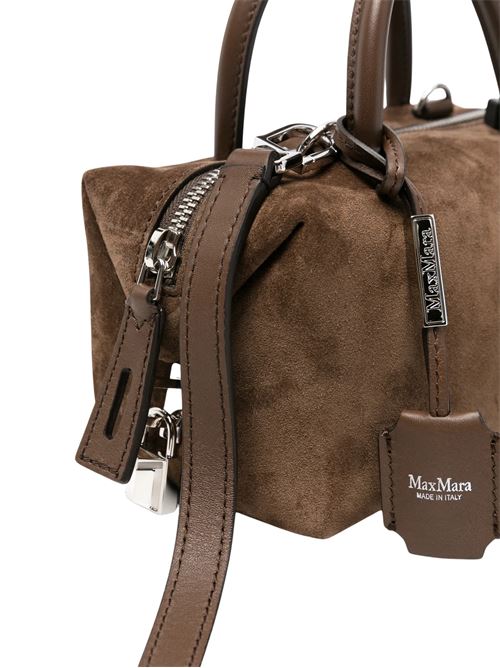 Borsa a spalla Holdallsling in suede mini MAX MARA ACCESSORI | 2624516111600HOLDALLSSUEDE002